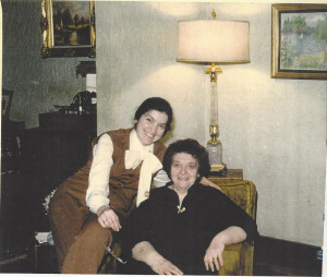 Penelope Tzougros with Mother